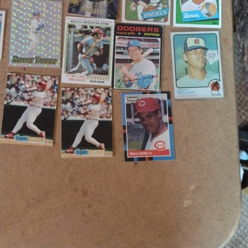 Assorted Vintage Baseball Trading Cards